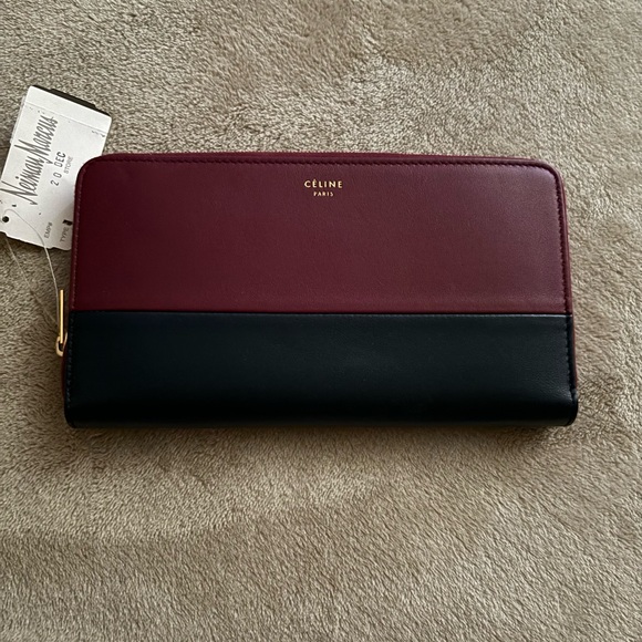Celine Continental Bicolor Wallet - Picture 1 of 7